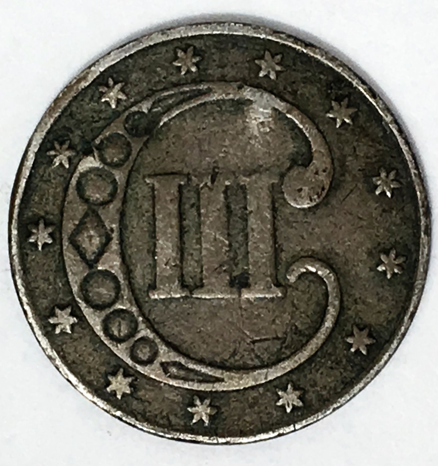 1852-Three-Cent-Silver-Trime